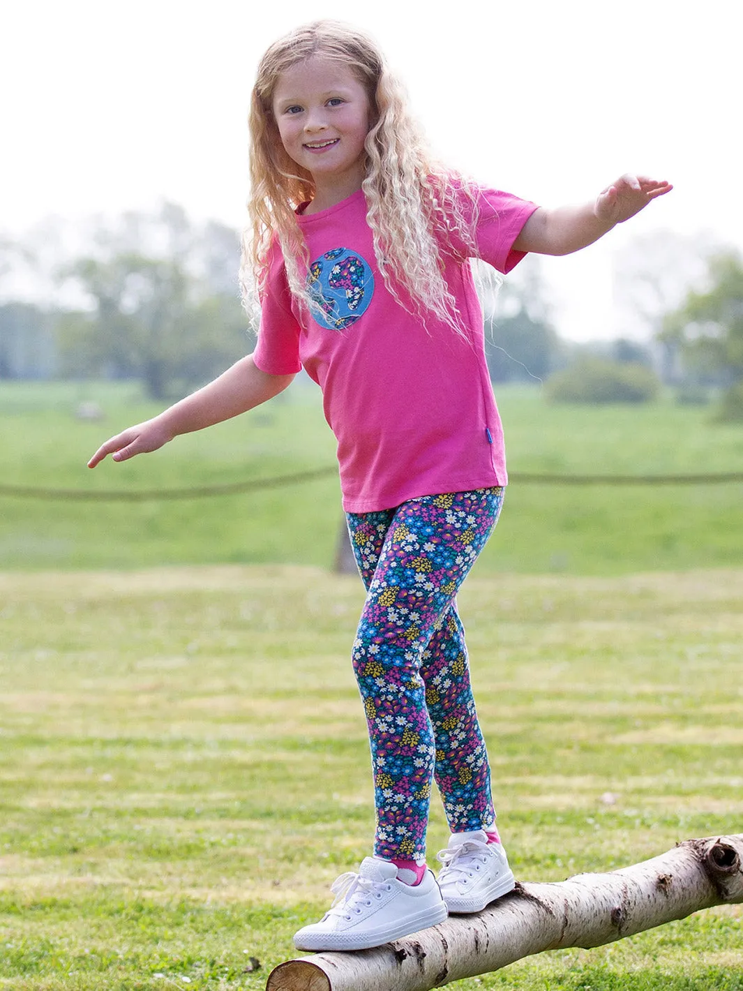 Flower patch leggings