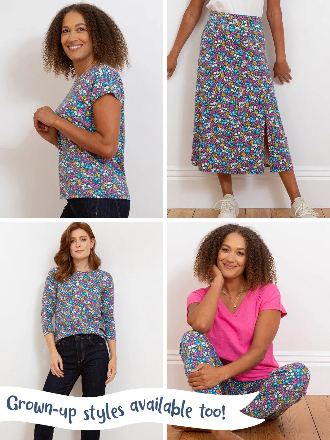 Flower patch leggings