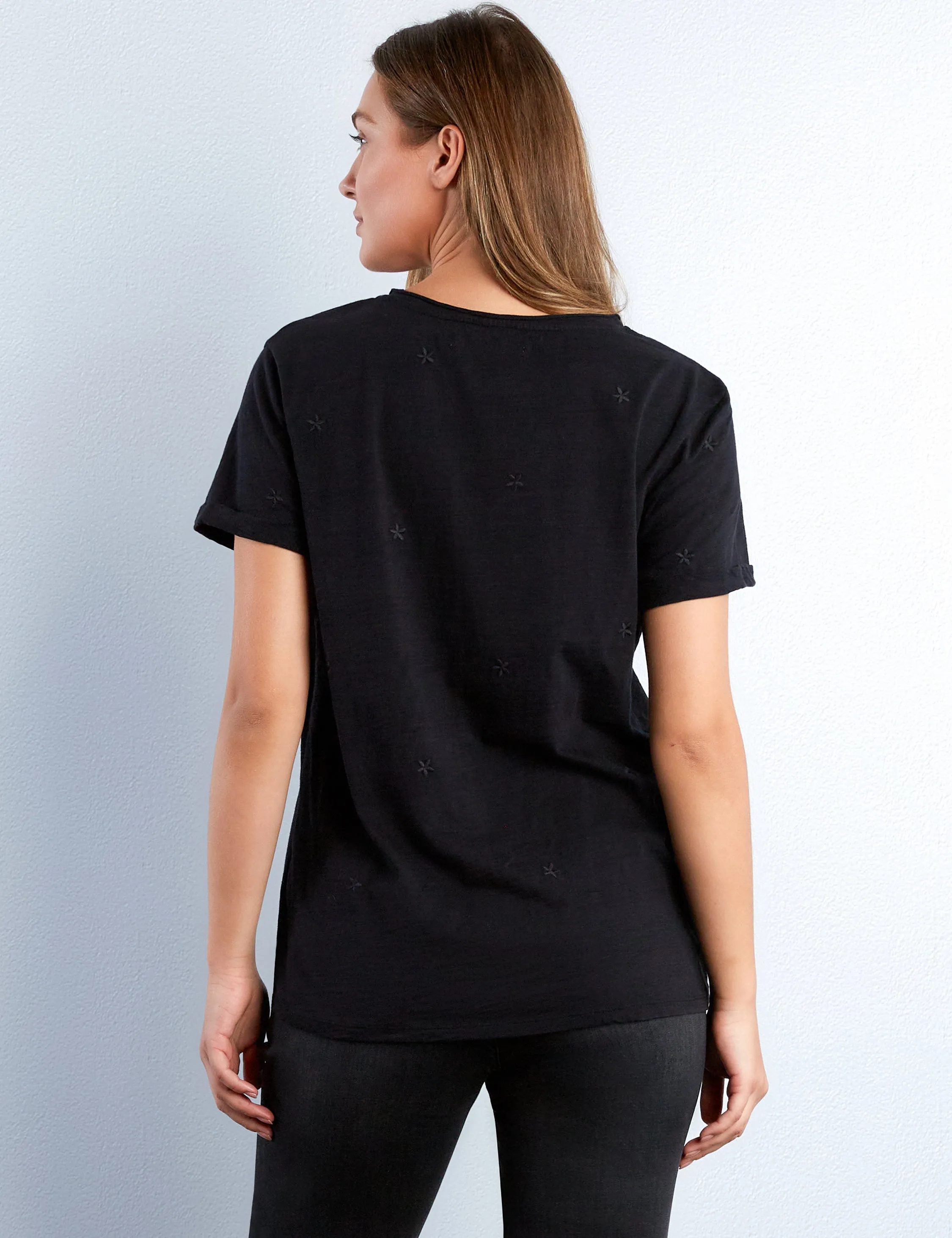 Hello V-Neck Tee