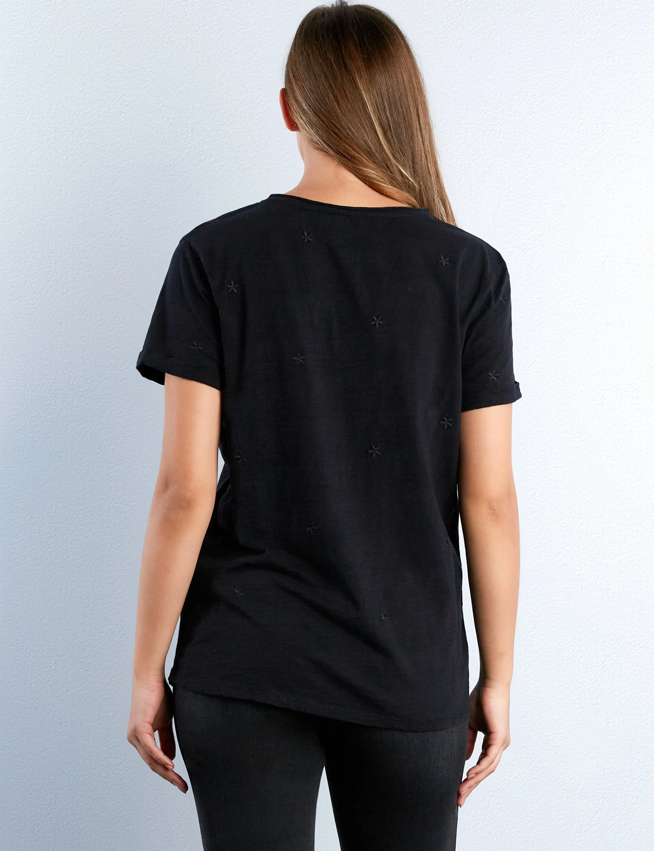 Hello V-Neck Tee