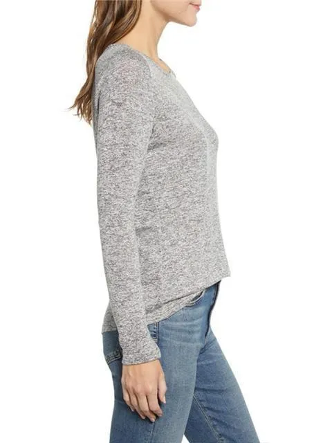 Long Sleeve Leopard Print Tops