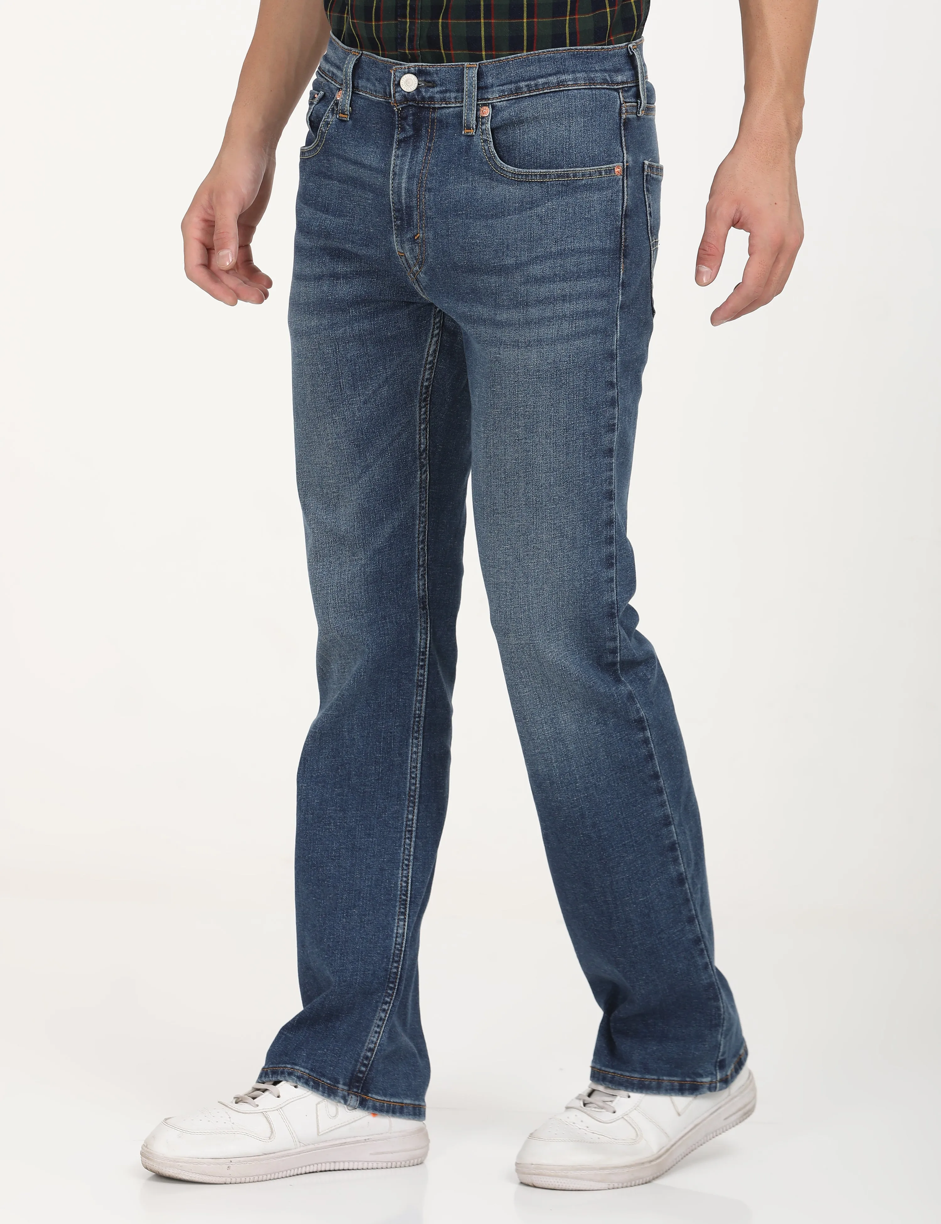 Men's 517 Indigo Bootcut Fit Mid Rise Jeans