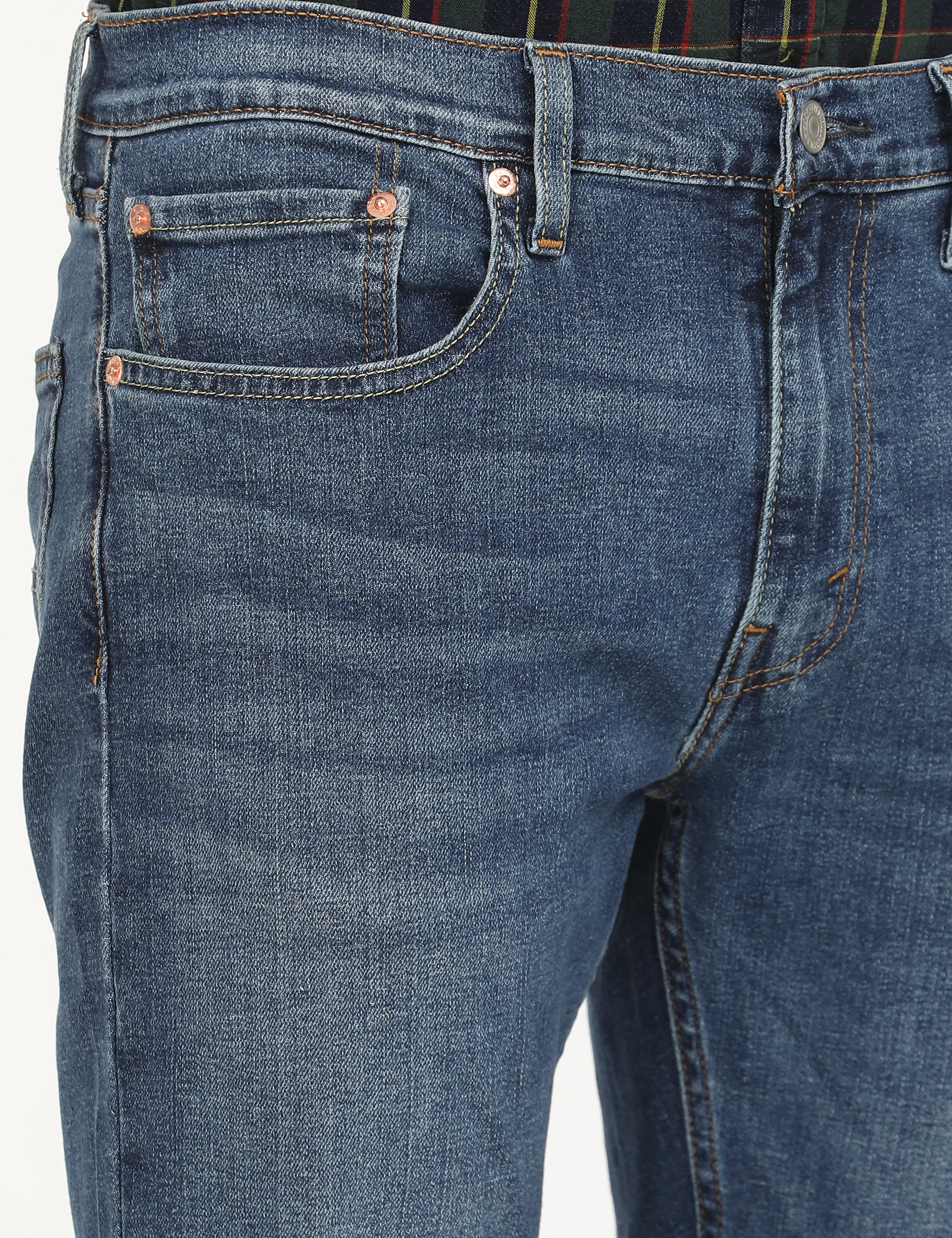 Men's 517 Indigo Bootcut Fit Mid Rise Jeans