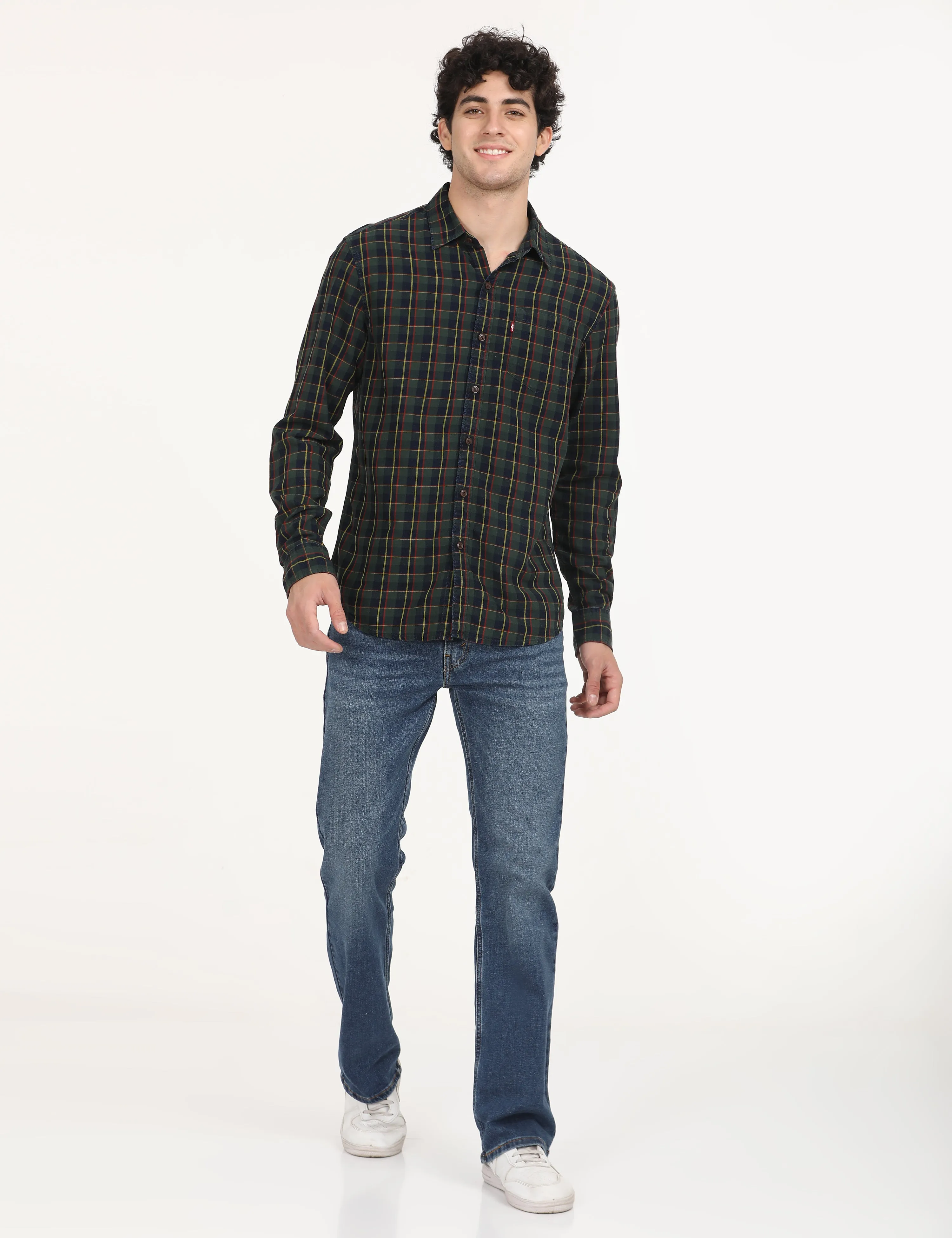 Men's 517 Indigo Bootcut Fit Mid Rise Jeans