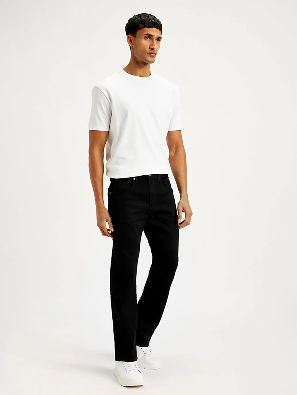 Men's 527 Black Bootcut Fit Mid Rise Jeans