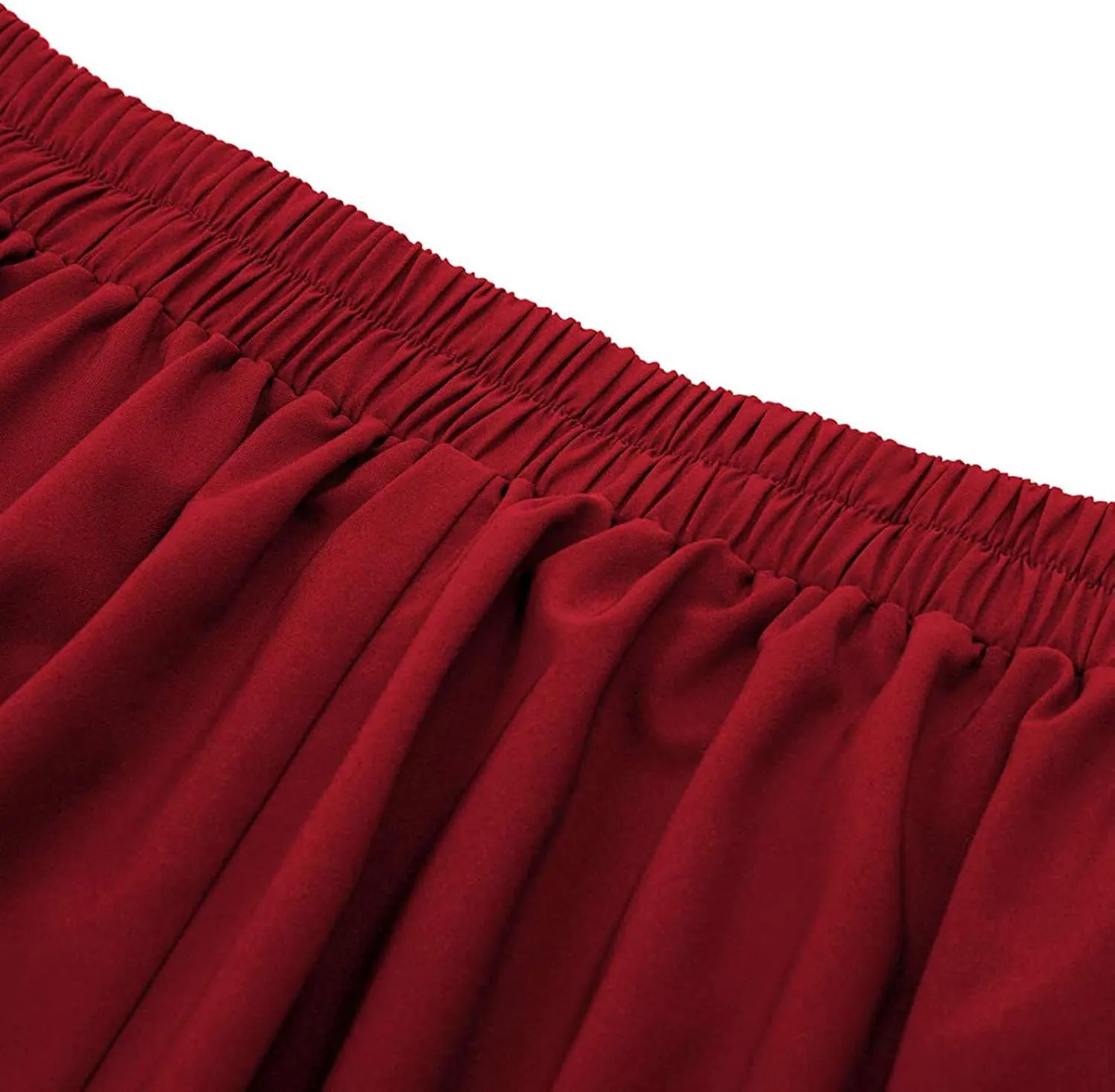 NREALY New Women's High Waist Pleated A Line Long Skirt Front Slit Belted Maxi Skirt