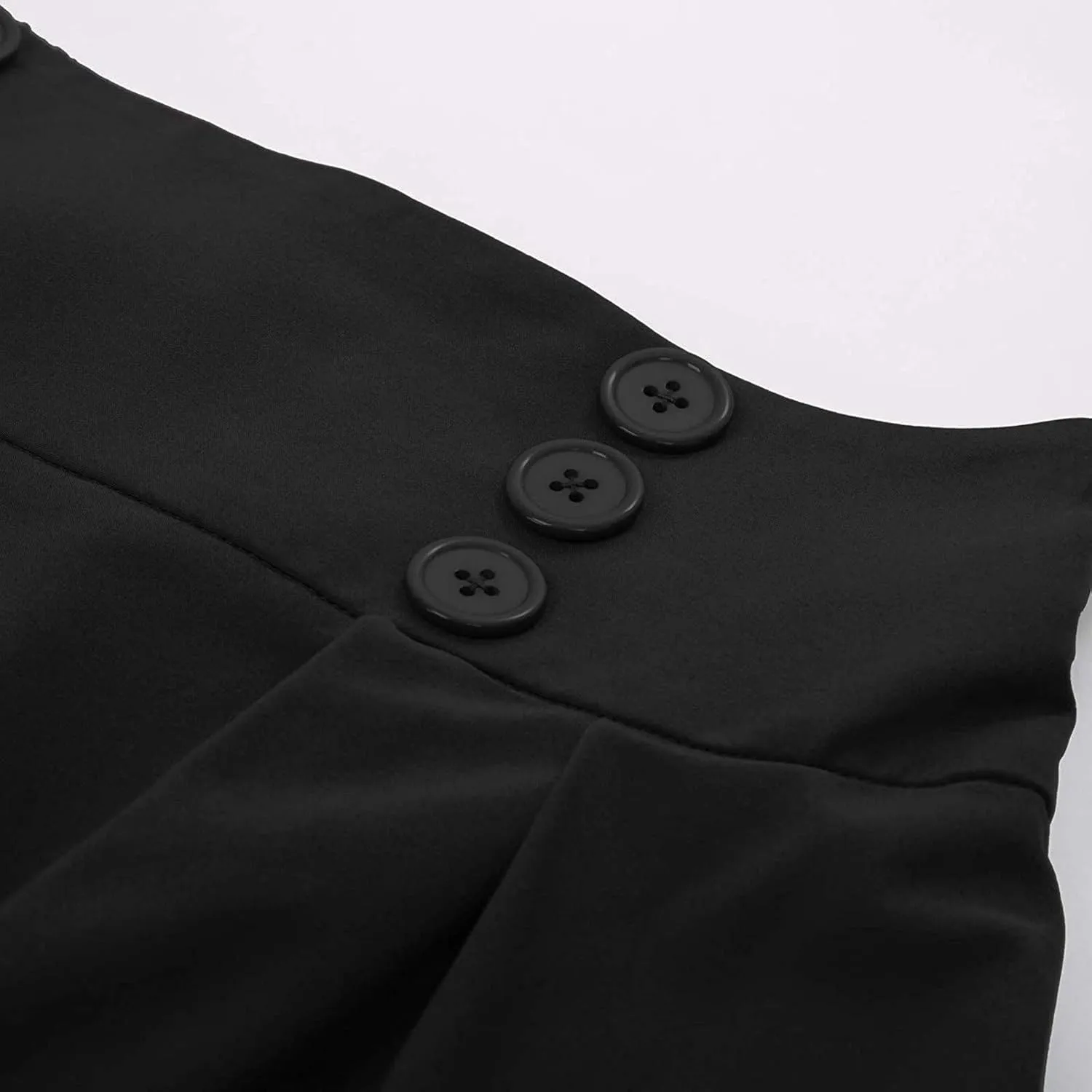 NREALY New Women's High Waist Pleated A Line Long Skirt Front Slit Belted Maxi Skirt