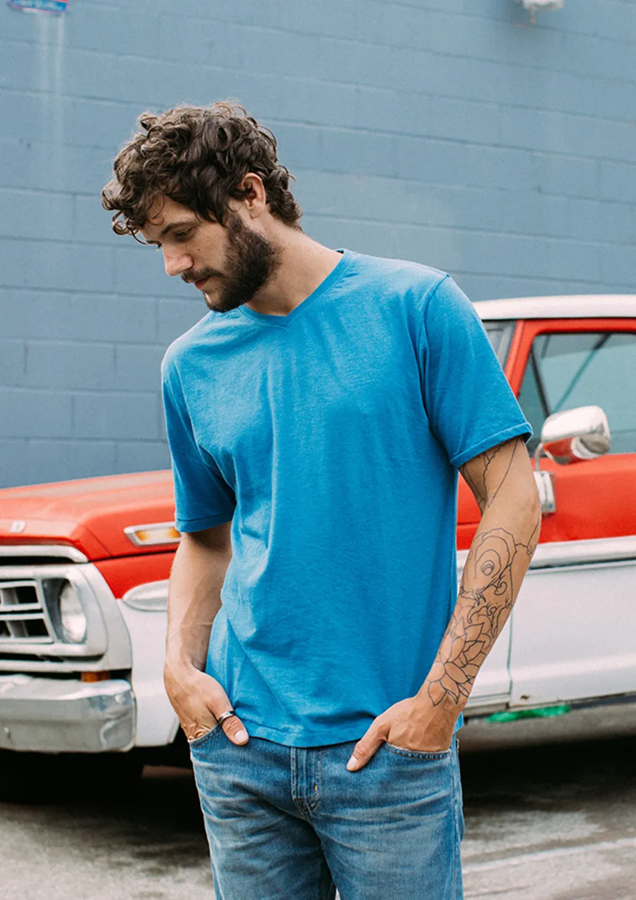 Omega V-Neck Tee (Royal)