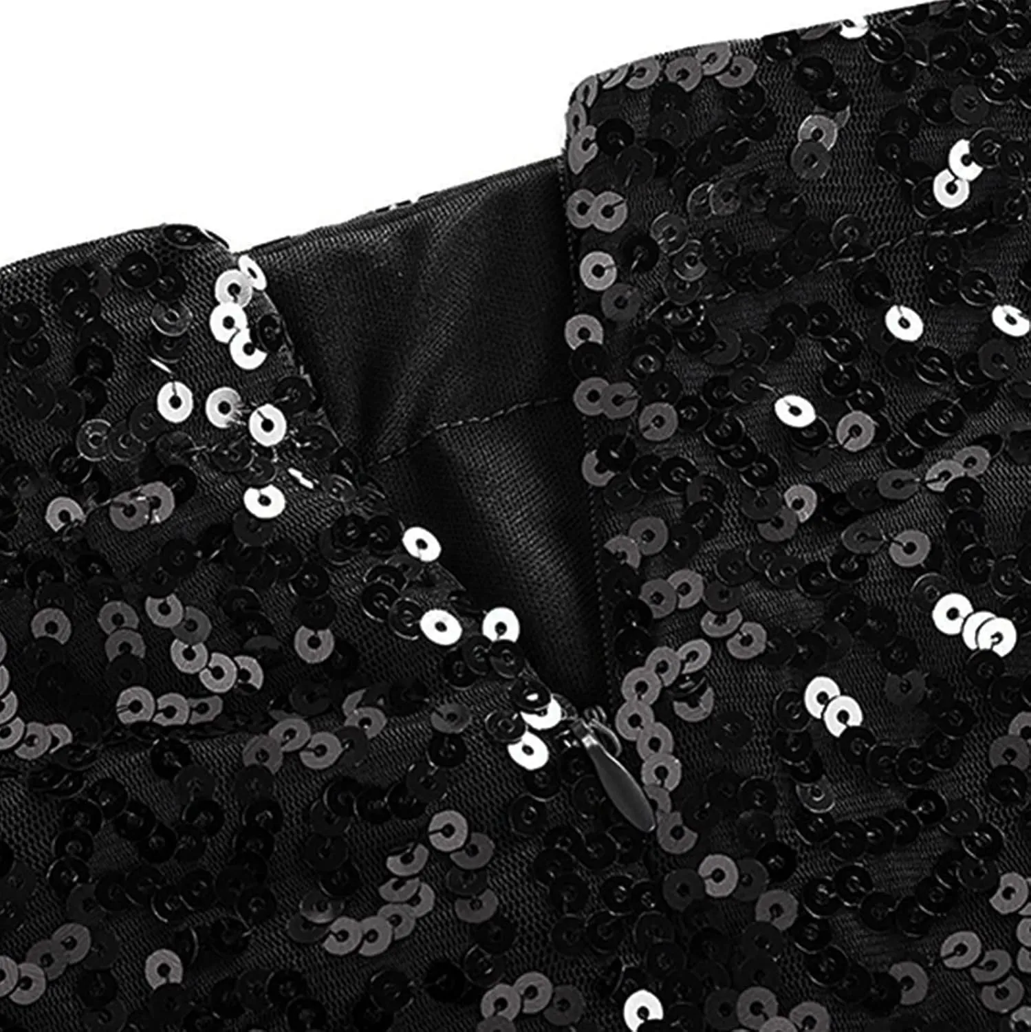 Summer Skirts for Women Trendy Sequin High Elastic Waist Slim Fit Midi Length Pencil A-Line Skirts Fashion Clubwear