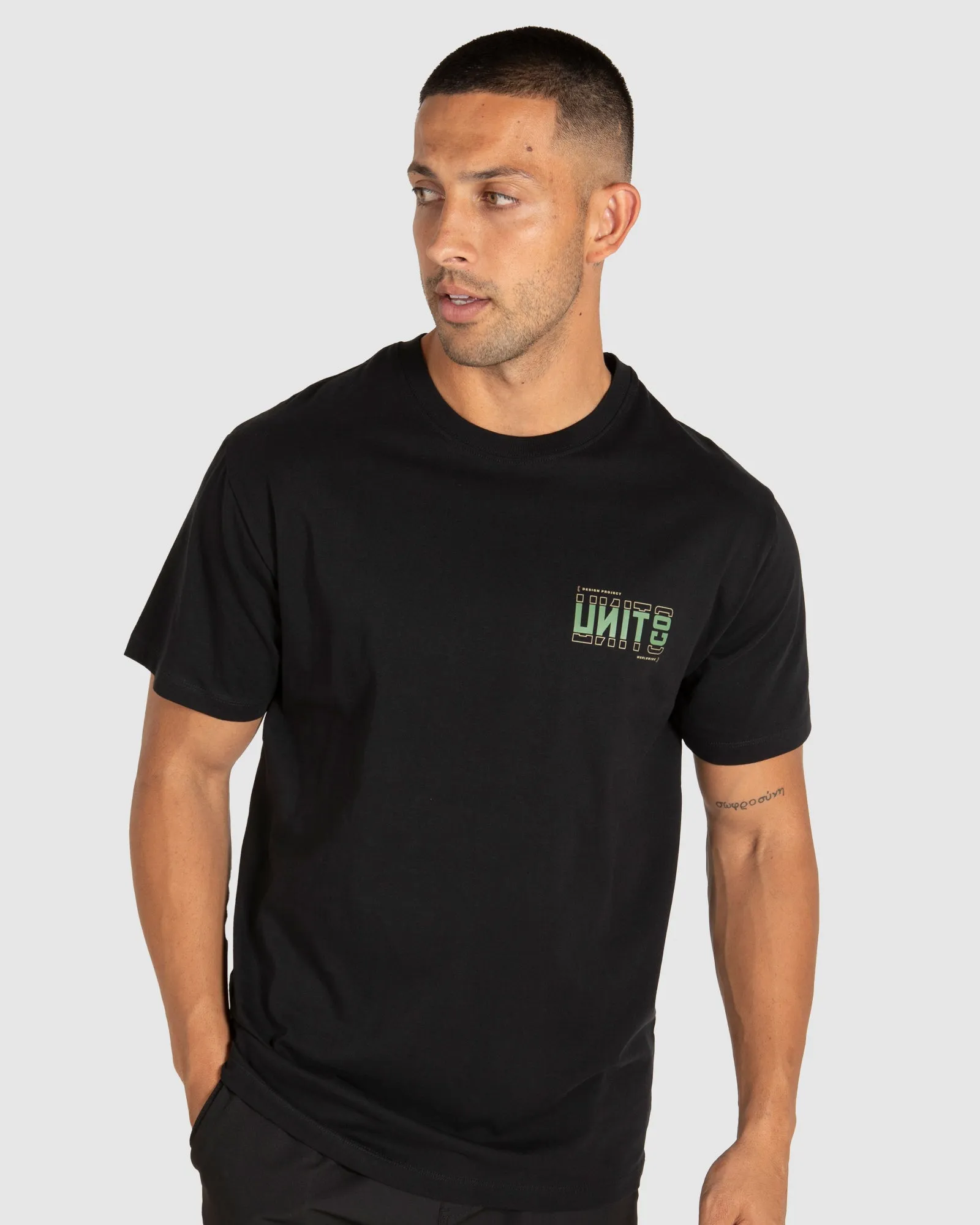Unit Mens Tees Trap Black