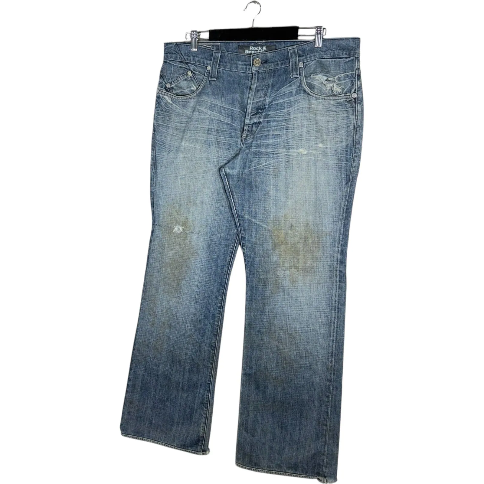 Vintage Rock & Republic Bootcut Denim Jeans 40x32