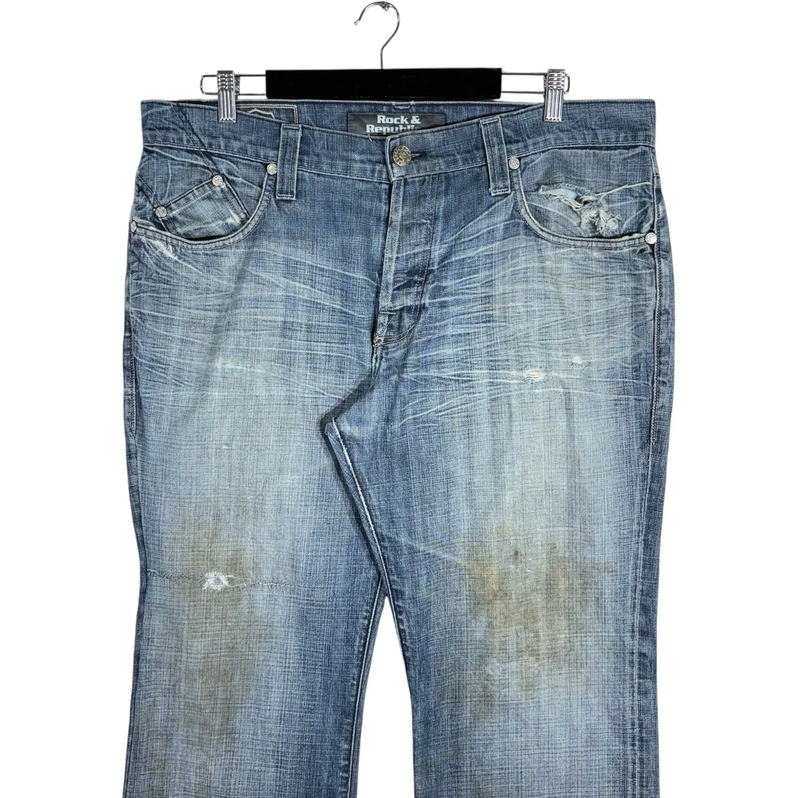 Vintage Rock & Republic Bootcut Denim Jeans 40x32