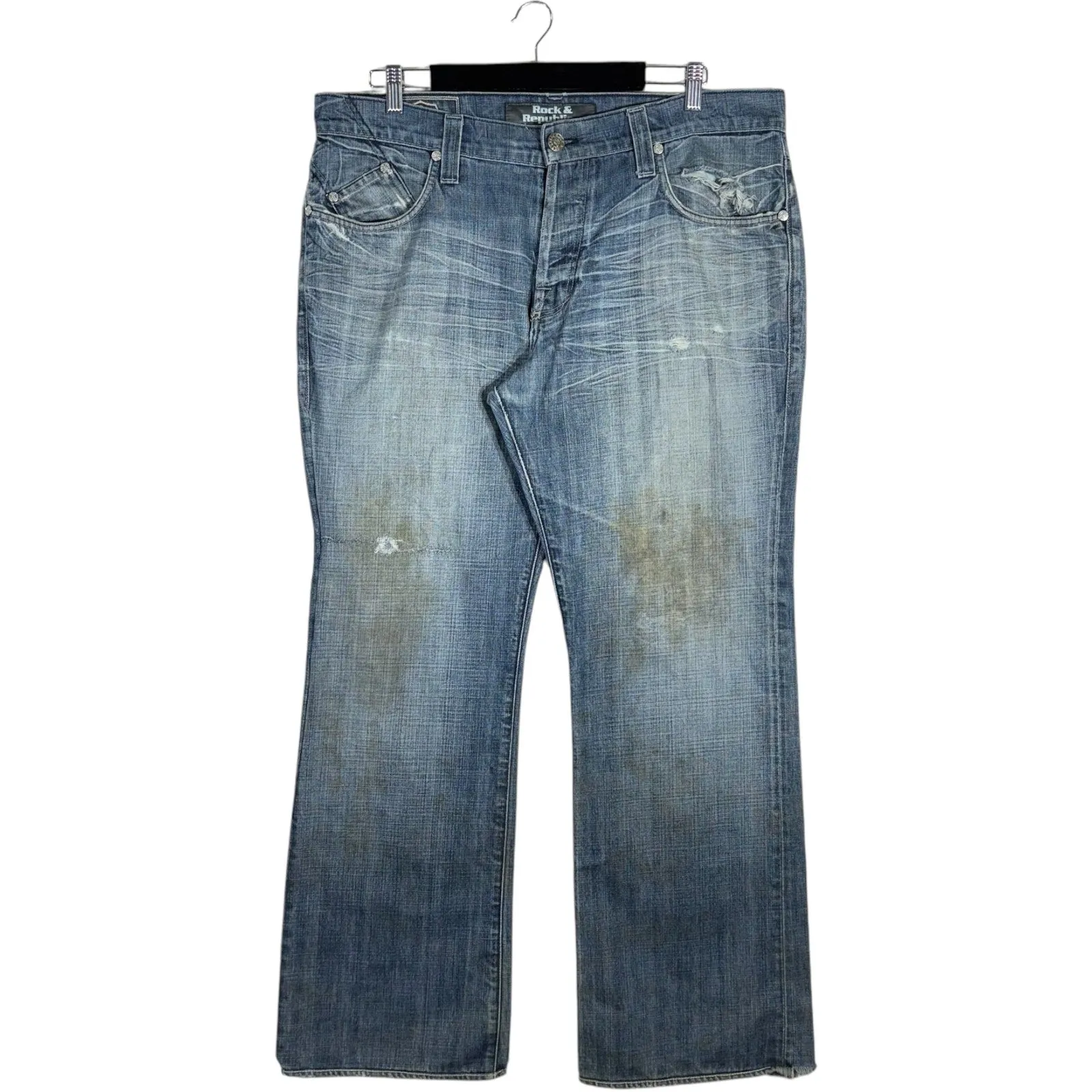 Vintage Rock & Republic Bootcut Denim Jeans 40x32