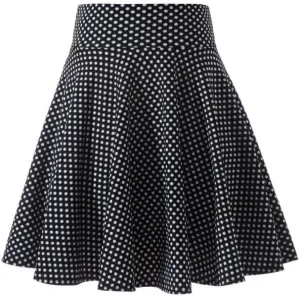 Women's Camo A-Line Skirts High Waist Pleated Skirt Skater Flare Midi Fashion Hip Slim Sexy Short