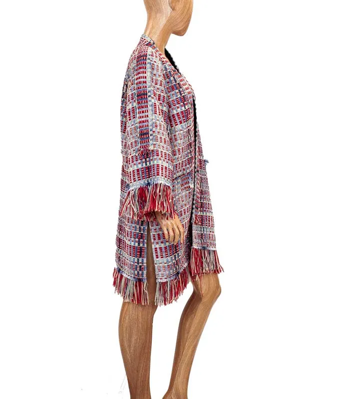 Woven Open Front Duster